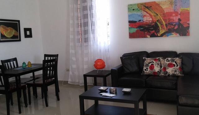 Furnished apartment in a class A area, with new and modern furniture