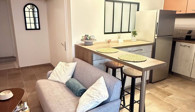 Furnished 2-room apartment downtown