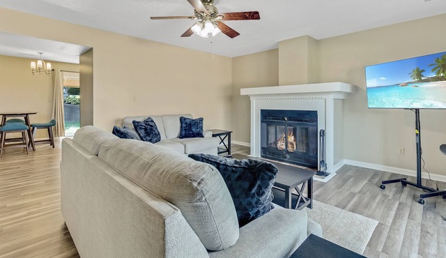 Furnished 3BR Townhouse -Monthly Stays - Steps From WVU Stadiums & Ruby Hospital