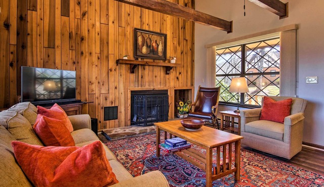 Furnished Deck + Mtn Views: Burnsville Cabin!