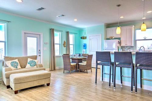 Furnished Deck + Ocean Views: Surfside Beach Home