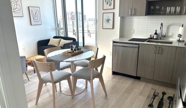 Furnished Executive Condo for Monthly Stay with Large Private Terrace in Toronto