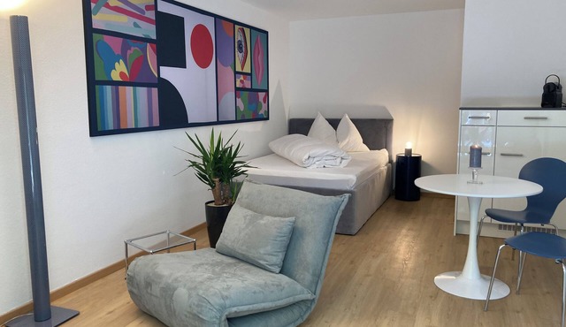 Furnished garden studio in Zürich by the lake