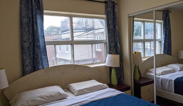 Furnished one-bedroom apartment near Gerrard and Greenwood, East York