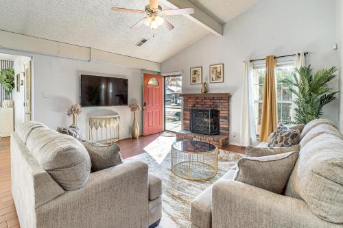 Furnished Patio! Family-Friendly Tulsa Townhome