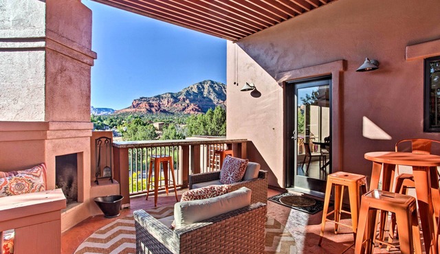 Furnished Patio & Views: West Sedona House!