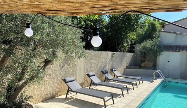 Furnished rental in Vedène, 10 min from Avignon and 45 min from Mont Ventoux