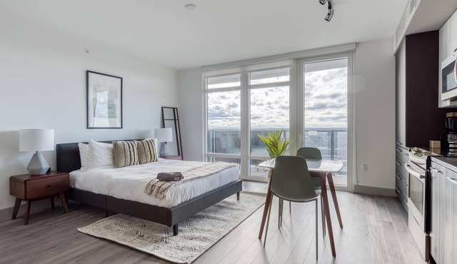 Furnished Studio in Tysons, Gym + Pool