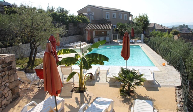 Furnished tourist accommodation 3 * south ardèche with shared pool