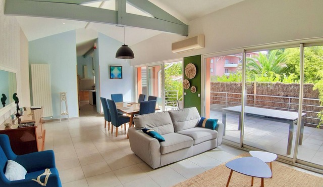 Furnished villa * center DAX 30 mn sea for vacations or cures