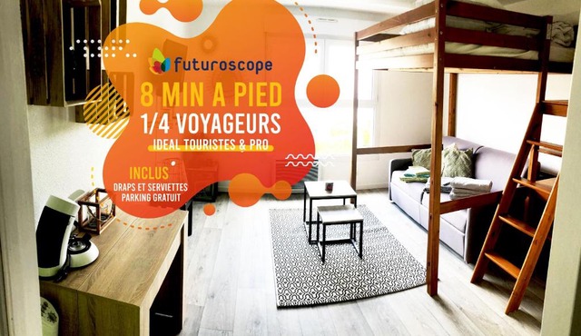Futurostudio - Appart Hôtel Futuroscope - Poitiers