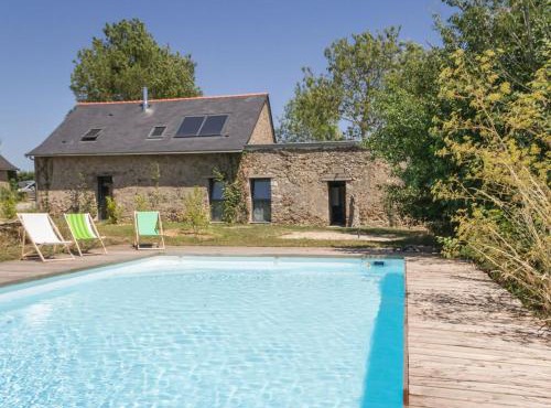 Gîte écolabel entre Angers et Loire, piscine chauffée, jardin clos, calme et charme authentique - FR-1-306-847