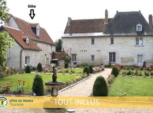 Gîte de charme XVIIe siècle avec jardin clos, balnéo, terrasse panoramique et WIFI près du Château de Villandry - FR-1-381-471