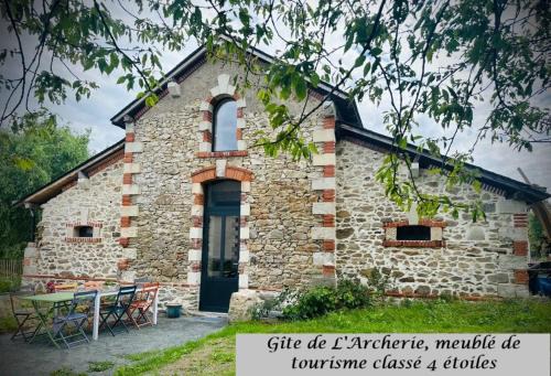 Gîte de l'Archerie classé 4 étoiles pour 4 personnes,