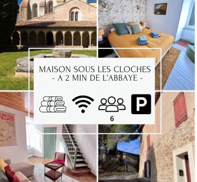 Gîte Haute du Fort à 2 min de l'Abbaye - 6 pers