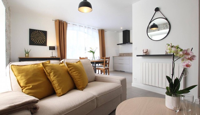 Gîte Justine: Comfort for 4 pers. Pets OK, Parking, Garden