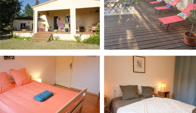 Gîte l échappée bleue Dromoise - villa