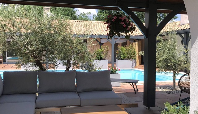 Gîte la Dune*house 100m2-parc 5000m2-heated swimming-pool-bicycle loan