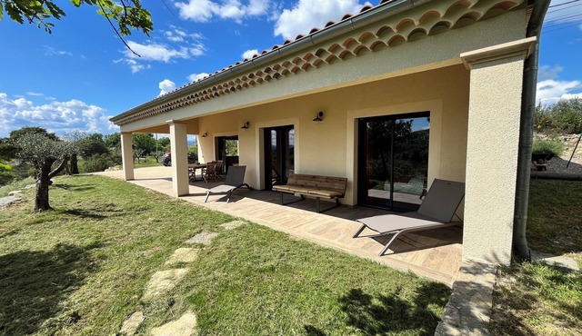 Gîte "Le Belvès" 4 stars - dominant view - South Ardèche