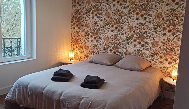 Gîte LE FRANCAIS: meublé 3 étoiles, 2 chambres, GARAGE et JARDIN, CLIMATISATION