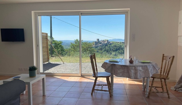 Gîte Les Mimosas - 2 to 4 people - breathtaking view