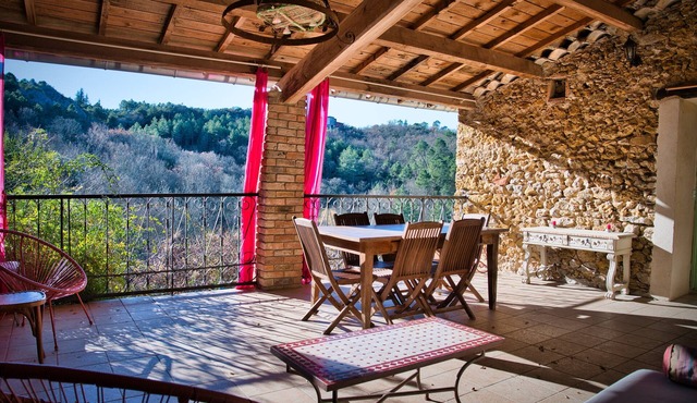 Gîte Nid d'Anduze-Mas Suéjol (18 Pers) en Cévennes, Gîte Nid d'Anduze