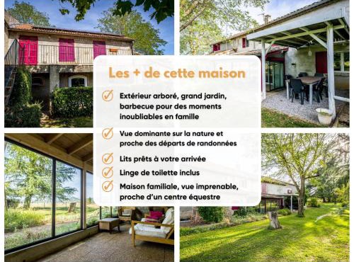 Gîte Spacieux et Authentique au Coeur de la Nature