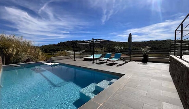 Gîte with private jacuzzi between sea, nature and vineyards - Hérault 34 (Vendémian)