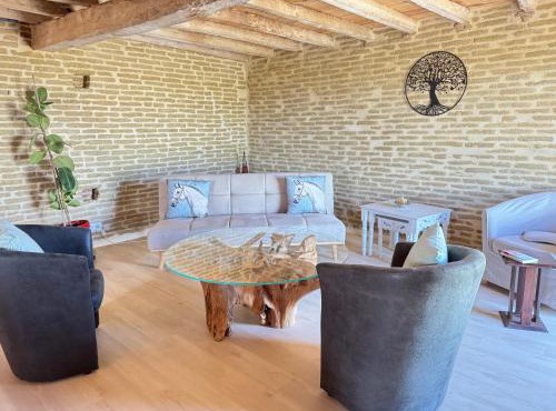 Gîte 4 places - vue Pyrénées - Nid du Verdier, Lauragais