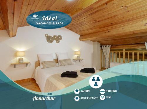 Gîte Annarthur - parking & jardin - Chelona'Loc