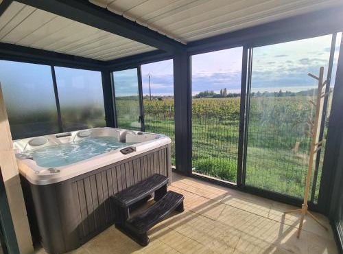 Gîte au coeur des vignes, jacuzzi et sauna privés