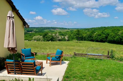 gîte Aux Petits Bonheurs avec vue panoramique