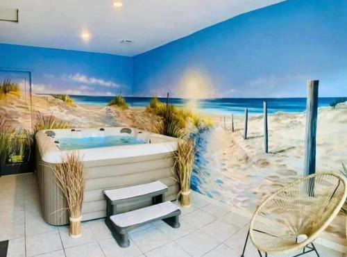 Gîte "Aux portes de la baie" avec jacuzzi 6 pers