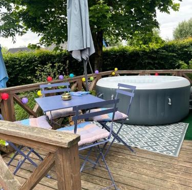 Gîte chalet bleu soleil