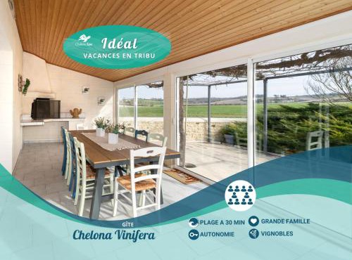 Gîte Chelona Vinifera - parc arboré - Chelona'Loc