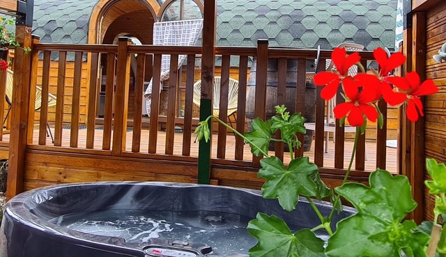 Gîte D'alsace La Roulotte des Prunelles Sauvages Spa/jacuzzi Privatif