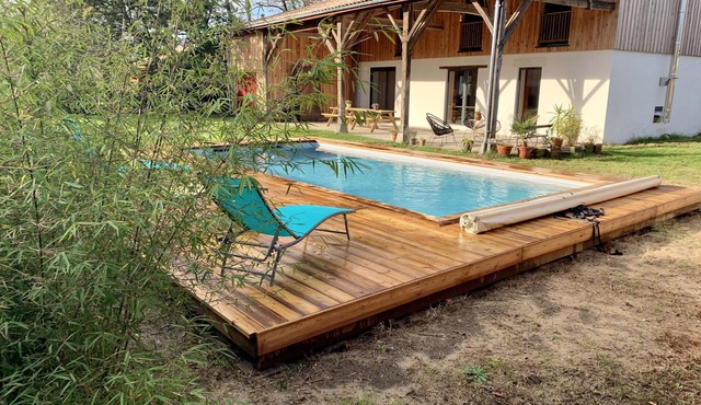 Gîte de la Bleauaude, Classé 3 Avec Piscine à 20 Minutes du Bassin D'arcachon