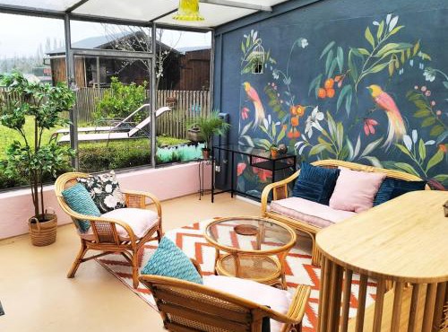 Gîte de la MUSE Centre ville - Jardin