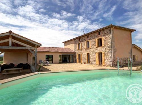 Gîte de luxe avec spa, sauna et piscine, animaux admis - FR-1-496-274