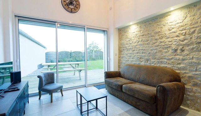 Gîte du Cellier - Jardin et terrasse