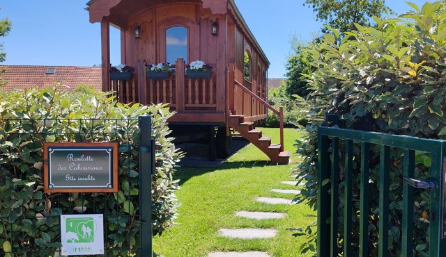 Gîte insolite en Champagne- Roulotte des Cahouriaux - 2/4 people