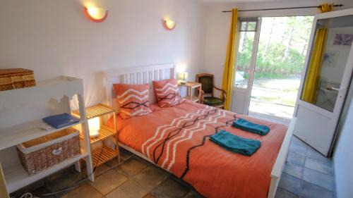 Gîte l échappée bleue Dromoise - la chambre