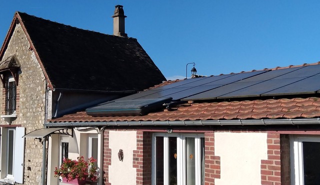 Gîte L'olivier à Muids à 1 Heure de Deauville et Paris A13