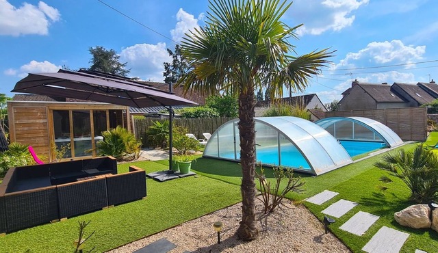 Gîte La Belle Aventure Avec Piscine Au Jacuzzi