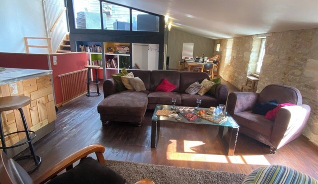 Gîte la Tropézienne Duplex with Terrace on Gironde 3 ch. 6/8 people