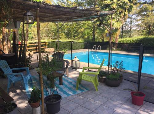 Gîte Le Bellevue avec piscine privative - climatisation