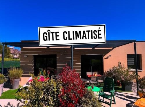 Gîte neuf au calme, RDC, Terrasse, Parking, 2 chambres, Clim