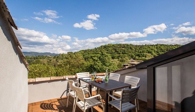 Gîte Rivière, private terrace I sleeps 4 I Domaine le C4