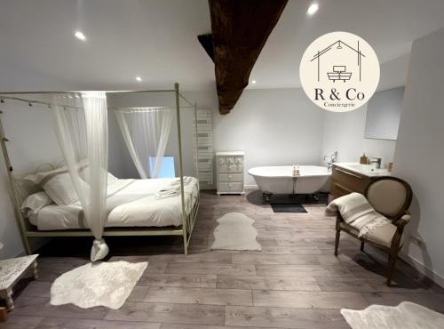 Gîte romantique dans maison vigneronne