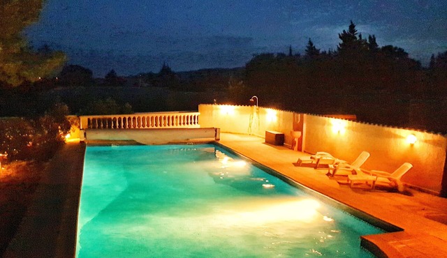 Gîte Spa, piscine, Tennis - 2 people - Les Garrigues de l'Oluké -